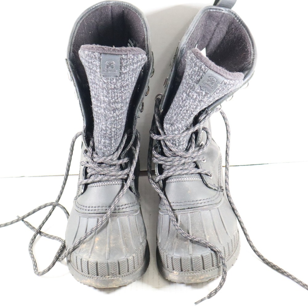 Kamik Sienna2 Women's Winter Boots Black Waterproof Duck Boots Size 9
